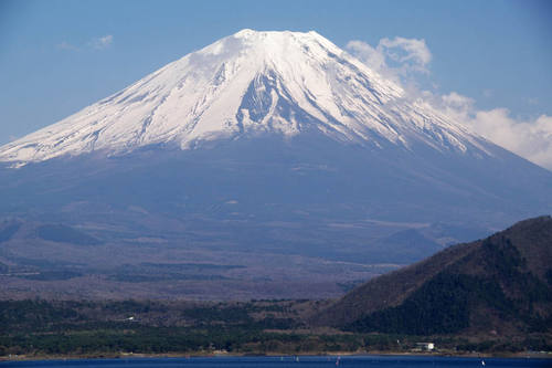 本栖湖からの富士山-5