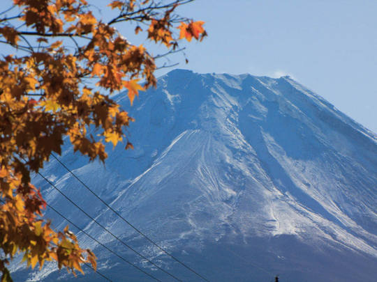 本栖湖からの富士山-6